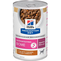 Produktbild von Hill's Prescription Diet Gastrointestinal Biome Ragout mit Huhn - 12 x 354 g