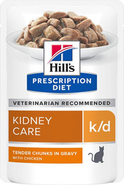 Produktbild von Hill’s Prescription Diet k/d Kidney Care mit Huhn - 12 x 85 g