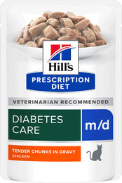 Hill's Prescription Diet m/d Diabetes Care – Frischebeutel - Huhn - 12 x 85g – Bild 1 von 2