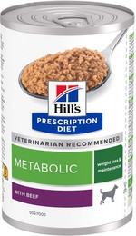 Produktbild von Hill's Prescription Diet Metabolic mit Rind - 12 x 370 g
