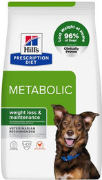 Produktbild von Hill's Prescription Diet Metabolic Trockenfutter + Nassfutter gratis! - 6,5 kg Gewichtsmanagement mit Huhn + 3 x 354 g Gewichtsmanagement mit Rind & Gemüse