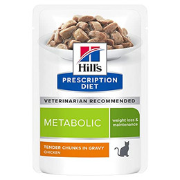 Produktbild von Hill's Prescription Diet Metabolic Weight Management mit Huhn - 12 x 85 g