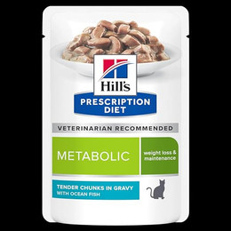Produktbild von Hill's Prescription Diet Metabolic Weight Management mit Meeresfisch - 12 x 85 g