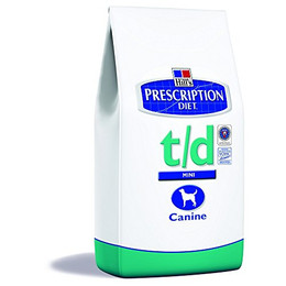 Produktbild von Hill's Prescription Diet t/d Canine Mini Dental Care mit Huhn - 3 kg