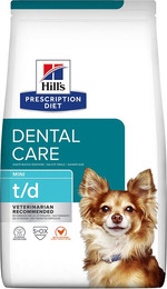Produktbild von Hill's Prescription Diet t/d Dental Care Mini mit Huhn - 3 x 3 kg