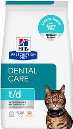 Produktbild von Hill's Prescription Diet t/d Dental Care mit Huhn - Sparpaket: 2 x 8 kg