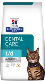 Produktbild von Hill's Prescription Diet t/d Katzenfutter mit Huhn zur Zahnpflege - 3 kg