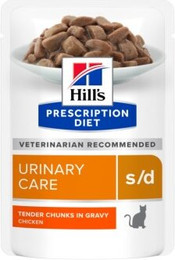 Produktbild von Hill's Prescription Diet Urinary Care s/d mit Huhn - 12 x 85 g