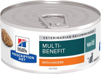 Produktbild von Hill's Prescription Diet w/d Multi-Benefit mit Huhn - 24 x 156 g