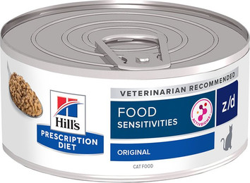 Produktbild von Hill's Prescription Diet z/d Food Sensitivities Katzenfutter nass - 24 x 156 g