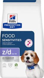 Produktbild von Hill's Prescription Diet z/d Food Sensitivities Low Fat Hydrolysed Soy - 2 x 10 kg