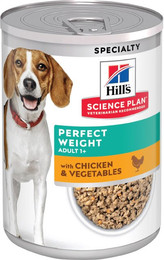 Produktbild von Hill's Science Plan Adult 1+ Perfect Weight mit Huhn & Gemüse - 6 x 363 g
