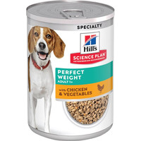 Produktbild von Hill's Science Plan Adult 1+ Perfect Weight mit Huhn & Gemüse - 6 x 363 g