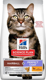Produktbild von Hill's Science Plan Adult Hairball & Perfect Coat Huhn - 2 x 7 kg