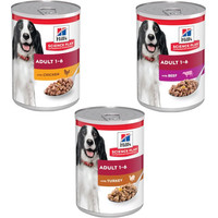 Produktbild von Hill's Science Plan Adult Huhn, Truthahn, Rind - 24 x 370 g