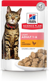 Produktbild von Hill's Science Plan Adult Light Huhn & Meeresfisch - 12 x 85 g