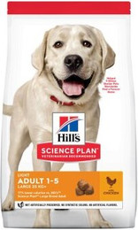 Produktbild von Hill's Science Plan Adult Light Large Breed mit Huhn - 2 x 14 kg