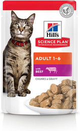 Produktbild von Hill's Science Plan Adult Rind Katzenfutter - 24 x 85 g