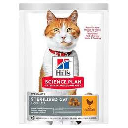 Produktbild von Hill's Science Plan Adult Sterilised Huhn Katzenfutter - 1,5 kg
