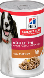 Hill's Science Plan Canine Adult - Truthahn - Dosen 12 x 370 g – Bild 1 von 5