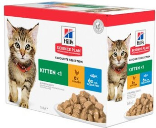 Produktbild von Hill's Science Plan Kitten Fisch und Huhn - 24 x 85 g