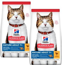 Produktbild von Hill's Science Plan Mature Adult 7+ Huhn - 2 x 10 kg