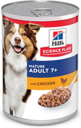 Produktbild von Hill's Science Plan Mature Adult 7+ mit Huhn & Rind - 24 x 370 g