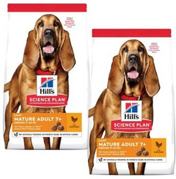 Produktbild von Hill's Science Plan Mature Adult 7+ Senior Light mit Huhn - 2 x 14 kg