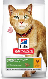 Produktbild von Hill's Science Plan Mature Adult 7+ Senior Vitality Huhn & Reis - 1,5 kg