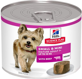 Produktbild von Hill's Science Plan Mature Small & Mini Mousse Rind - 12 x 200 g