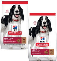 Produktbild von Hill's Science Plan Medium Adult Lamm und Reis - 2 x 14 kg