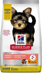 Produktbild von Hill's Science Plan Perfect Digestion Puppy Small & Mini mit Huhn und Reis - 1,5 kg
