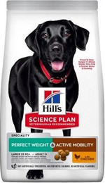 Produktbild von Hill's Science Plan Perfect Weight Active Mobility Adult Large Breed mit Huhn - 2 x 12 kg