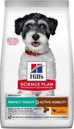 Produktbild von Hill's Science Plan Perfect Weight & Active Mobility Adult Small & Mini mit Huhn - 2 x 6 kg