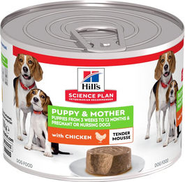 Hill's Science Plan Puppy & Mother Tender Mousse - Huhn - 12 x 200 g – Bild 1 von 2