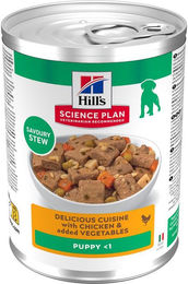Produktbild von Hill's Science Plan Puppy Stew with Chicken & added Vegetables - 12 x 363 g