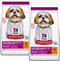 Produktbild von Hill's Science Plan Small & Miniature Senior 7+ Huhn - 2 x 3 kg