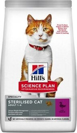 Produktbild von Hill's Science Plan Trockenfutter Katze Adult Sterilised Ente - 2 x 10 kg