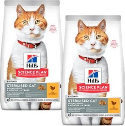 Produktbild von Hill's Science Plan Trockenfutter Katze Adult Sterilised Huhn - 2 x 10 kg
