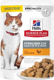 Produktbild von Hill's Science Plan Young Adult Sterilised mit Huhn - 12 x 85 g