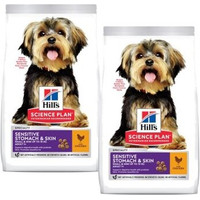 Produktbild von Hill's Science Sensitive & Skin für kleine Hunde - 2 x 6 kg