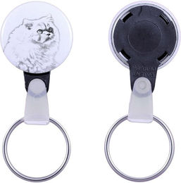 Produktbild von Himalayan Cat - handmade keychain with a cat portrait, purse charm, product of the Art-Dog brand.
