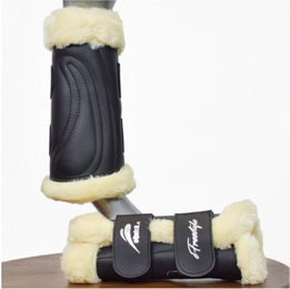 Produktbild von Hintergamaschen für Pferde Dressur Geschlossen eQuick eFreestyle