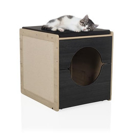 Produktbild von hjh LIVING Tierhaus Katzenhaus KITTY PAWBOX 2