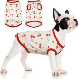 Produktbild von Hjumarayan Hundepullover für kleine Hunde mit Kirschmuster