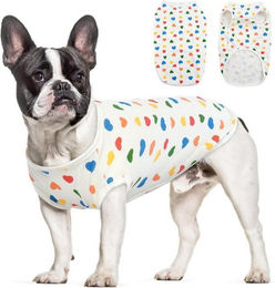 Produktbild von Hjumarayan Hundepullover für kleine Hunde XL mit buntem Herzdesign