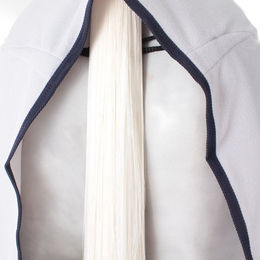 HKM Abschwitzdecke Alaska hellgrau/dunkelblau - 1 Stk. – Bild 1 von 3