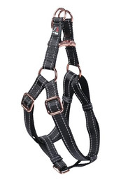 Produktbild von HKM ANAM Cara Hundegeschirr Schwarz/Rosegold S