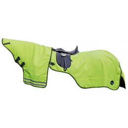 Produktbild von HKM Ausreitdecke mit abnehmbarem Halsteil Neon Gelb