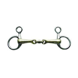 Produktbild von HKM Bauchergebiss Argentan 16 mm mit Edelstahlringen